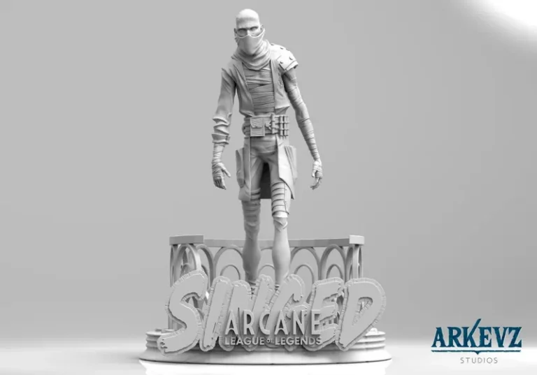 Singed – Arcane , Free 3d Model STL.