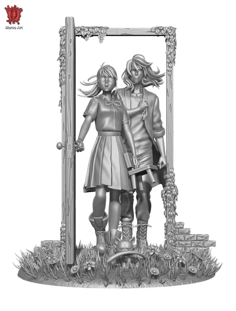 Suzume no Tojimari , Free 3d Model STL.