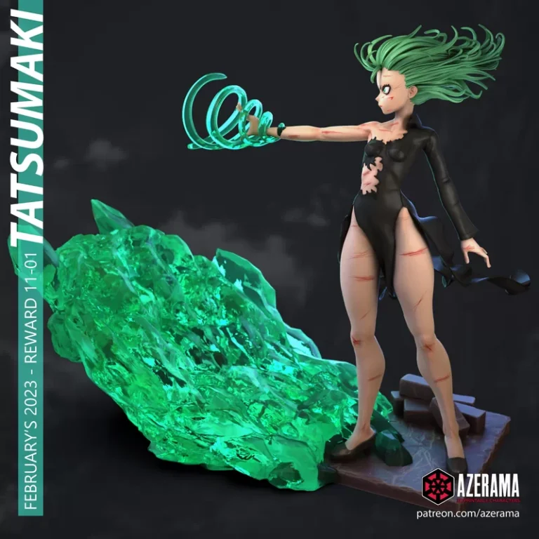 Tatsumaki , Free 3d Model STL.