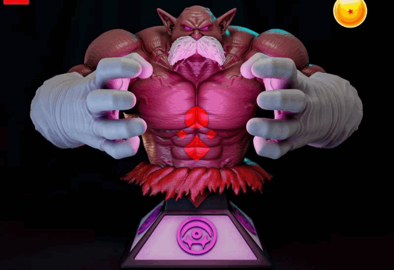 Toppo Regular Bust , Free 3d Model STL.