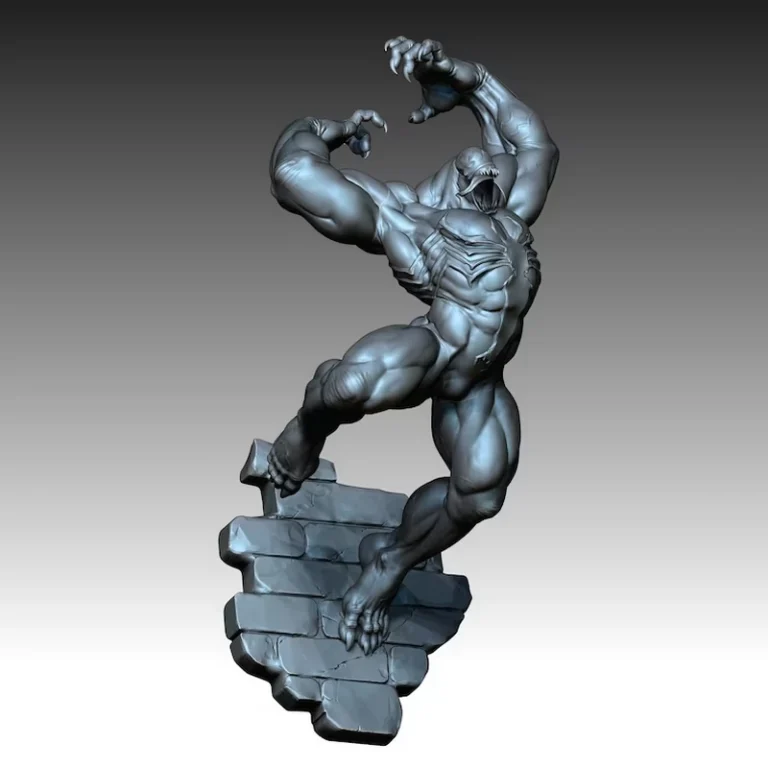 Venom , Free 3d Model STL.