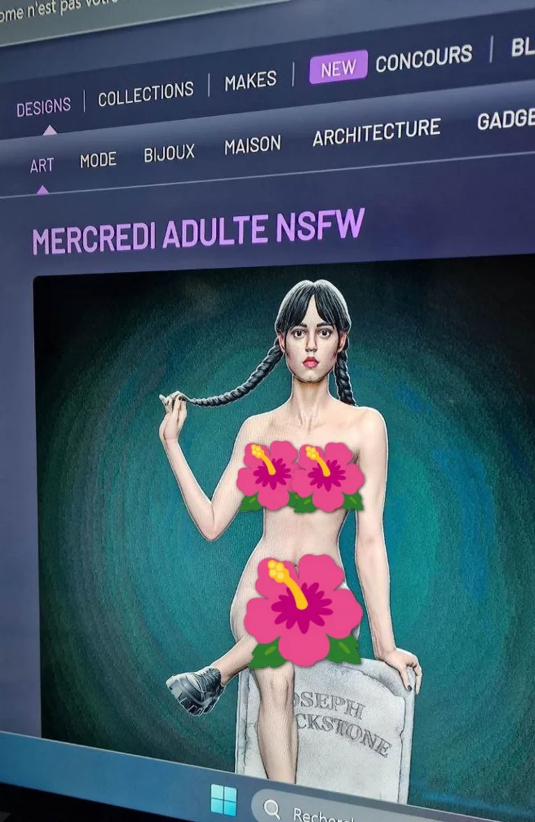 Wednesday, Free 3d Model STL.