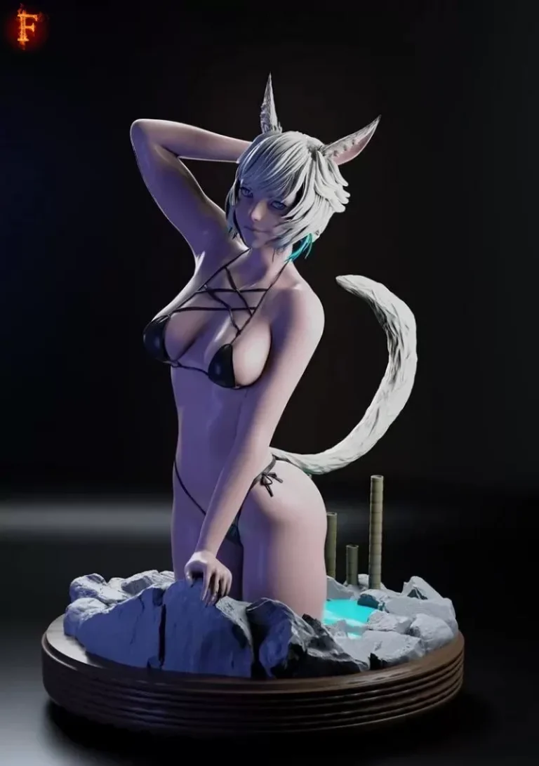 Y’shtola Rhul – Final Fantasy , Free 3d Model STL.
