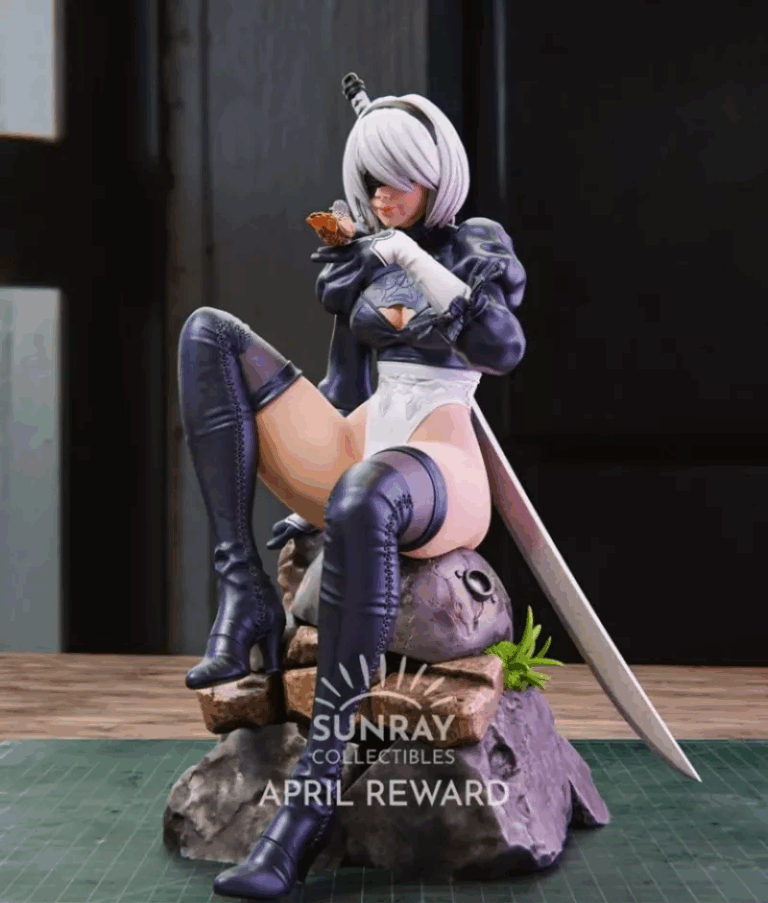 2B Nier , Free 3d Model STL.