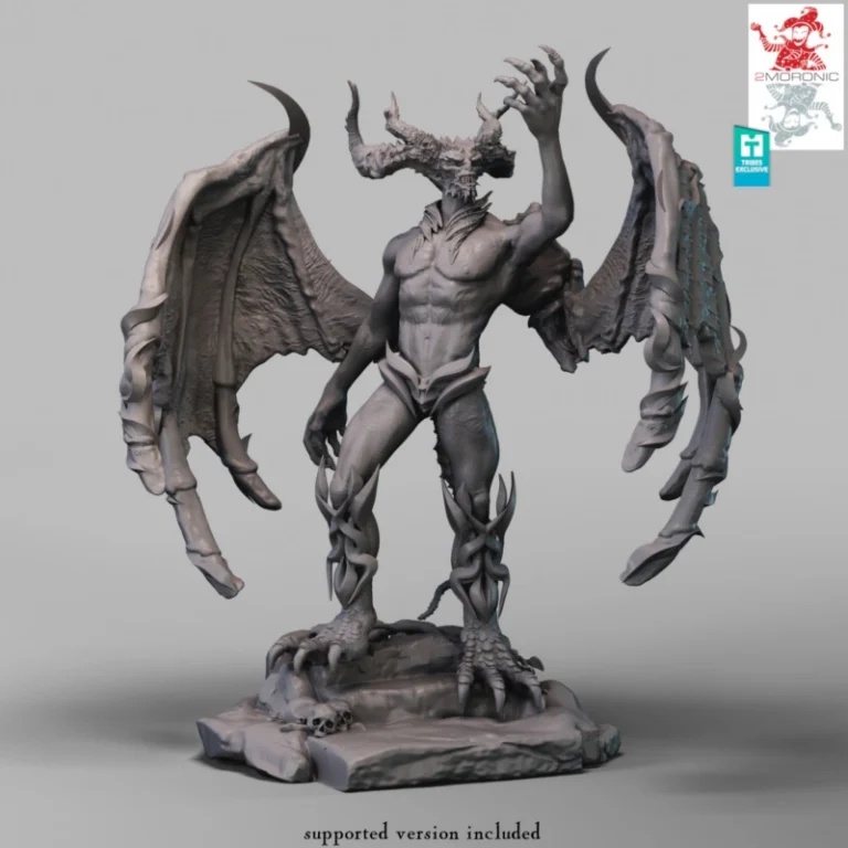 Asmodeus the Archdevil , Free 3d Model STL.