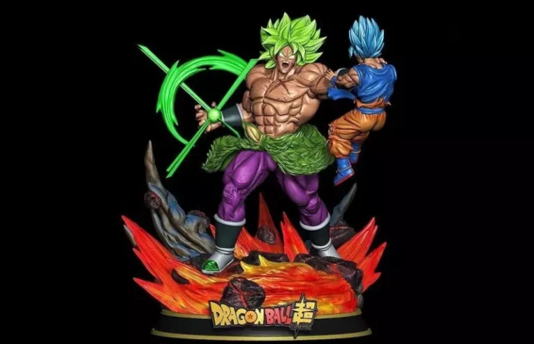 Broly Vs Goku , Free 3d Model STL.