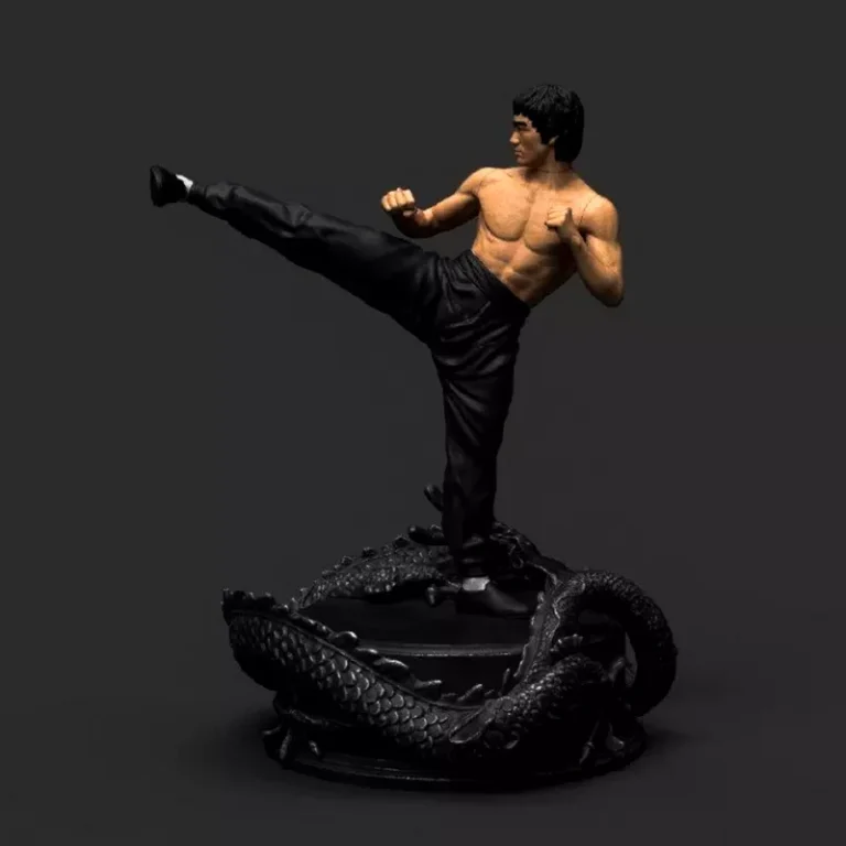 Bruce Lee , Free 3d Model STL.