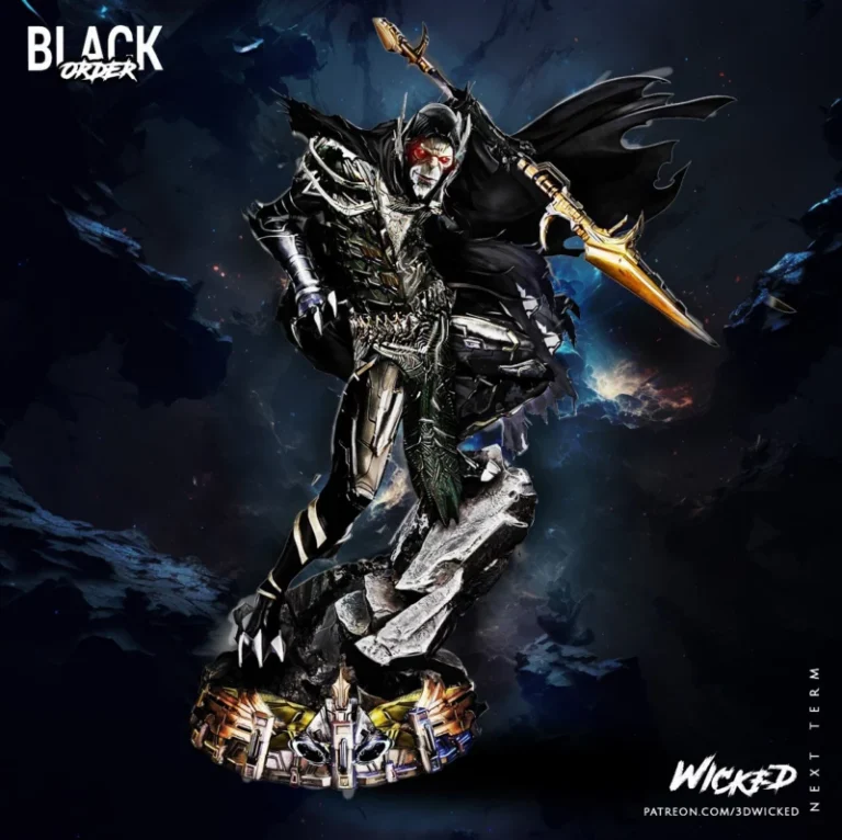 Corvus Statue , Free 3d Model STL.