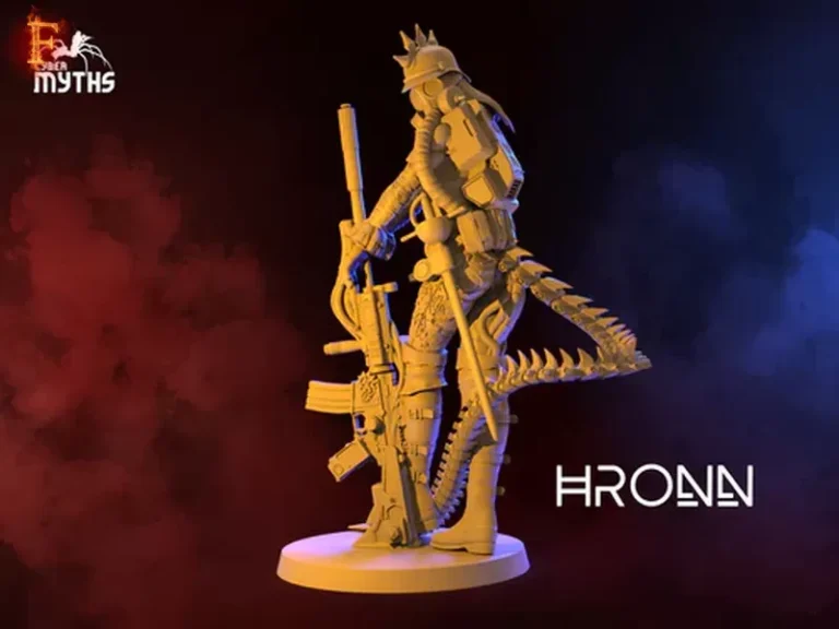 Cyber Myths – Hronn , Free 3d Model STL.