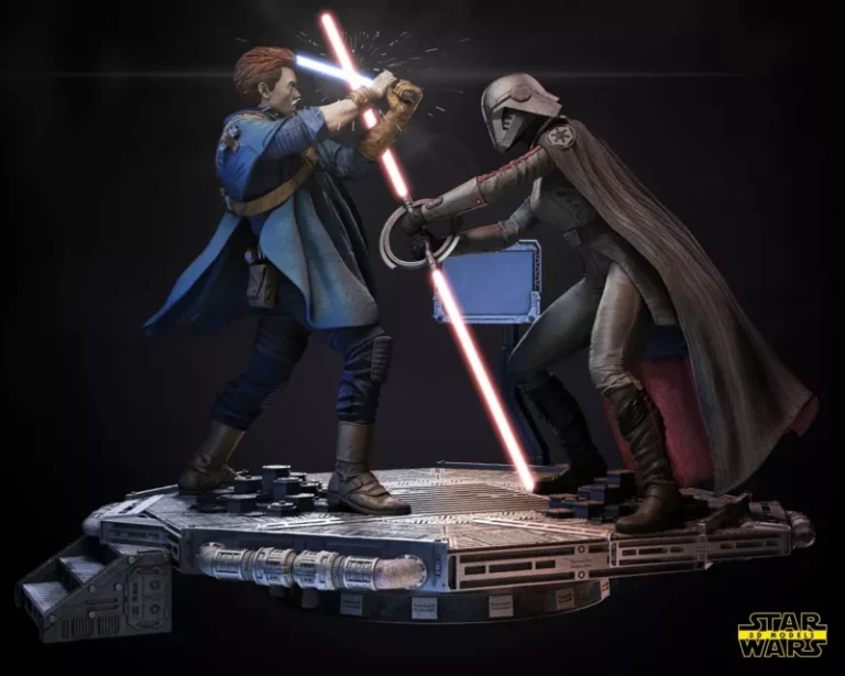 Diorama Star Wars , Free 3d Model STL.