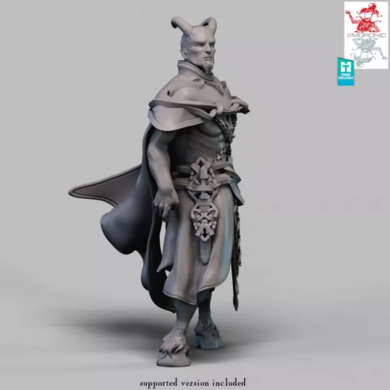 Dispater Lord of the Second Circle , Free 3d Model STL.