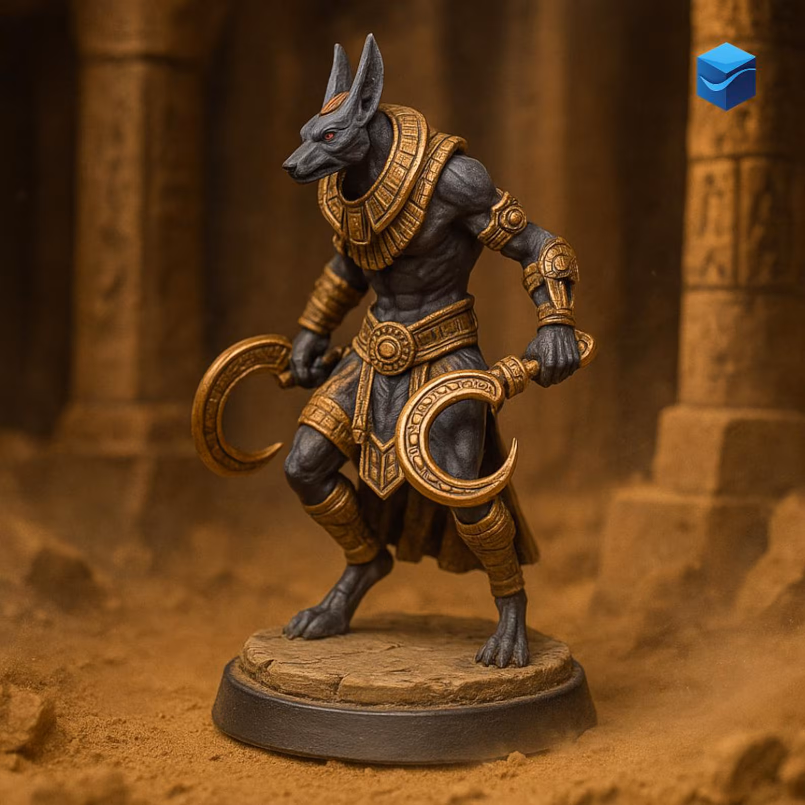 Egyptische jakhalskrijger