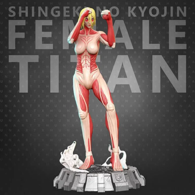 Female Titan , Free 3d Model STL.