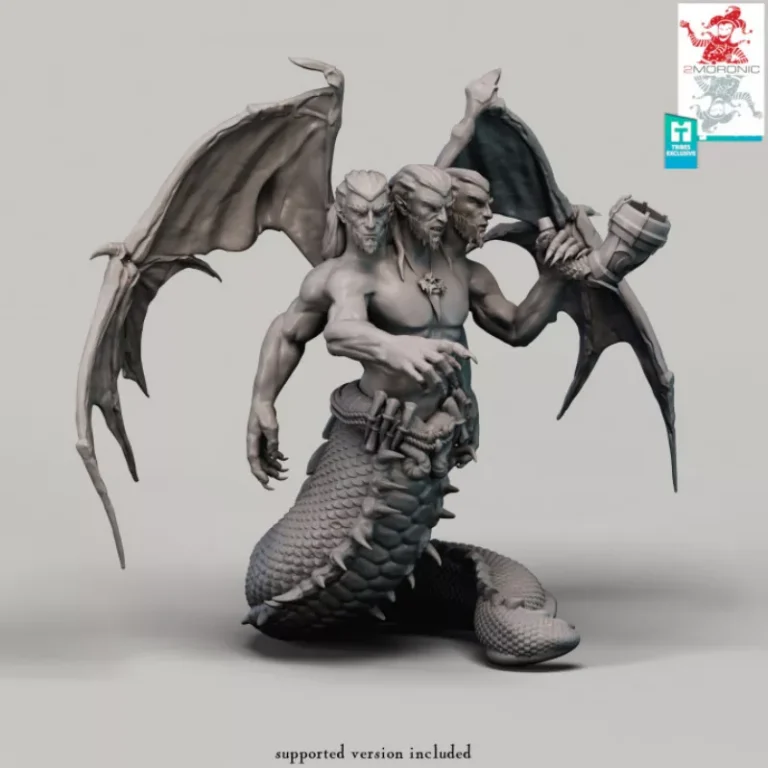 Geryon the Deposed Lord of the Fifth , Free 3d Model STL.