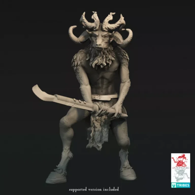 Ghour – Demon Minotaur , Free 3d Model STL.