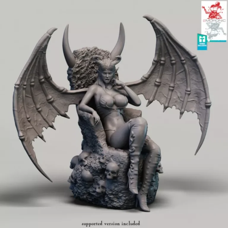 Glasya the Princess of Hell, Lady of the Sixth , Free 3d Model STL.