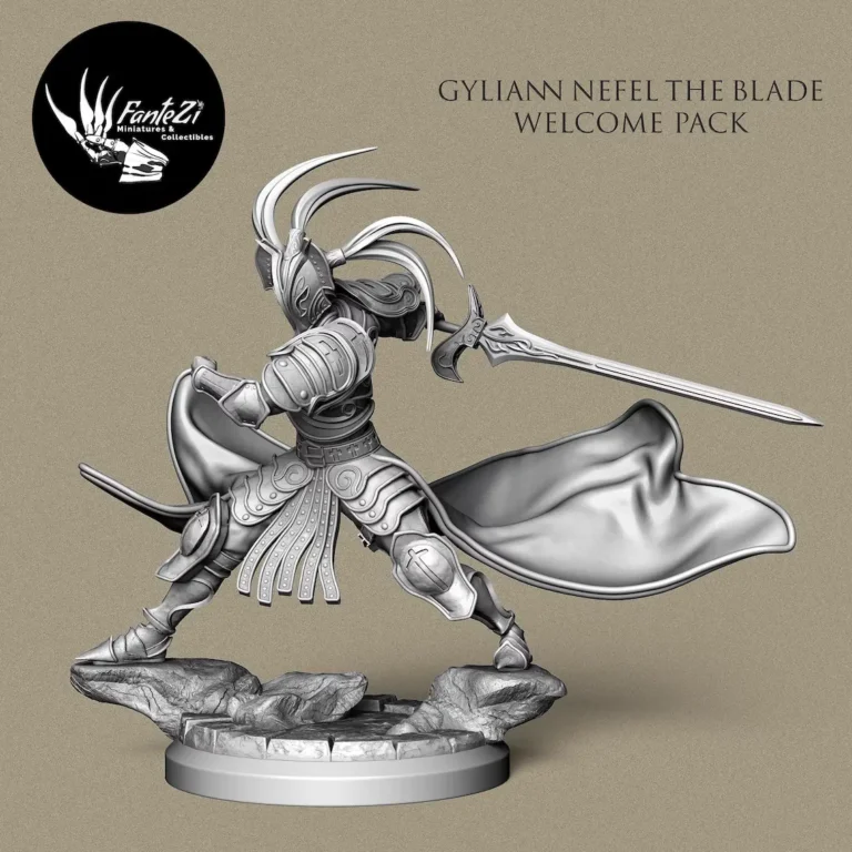 Gyliann Nefel,The Blade, Free 3d Model STL.