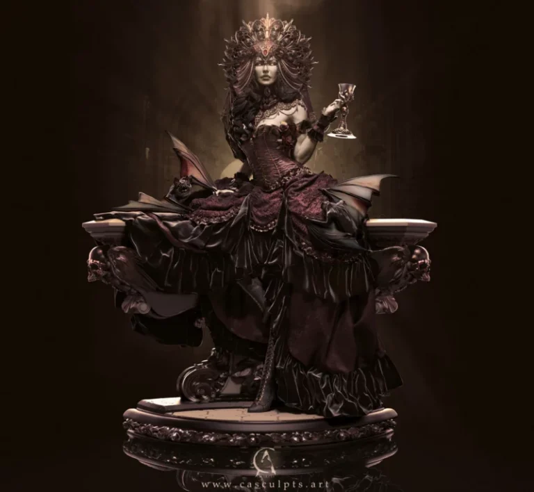 Isobel the Matriarch, Charles Agius , Free 3d Model STL.