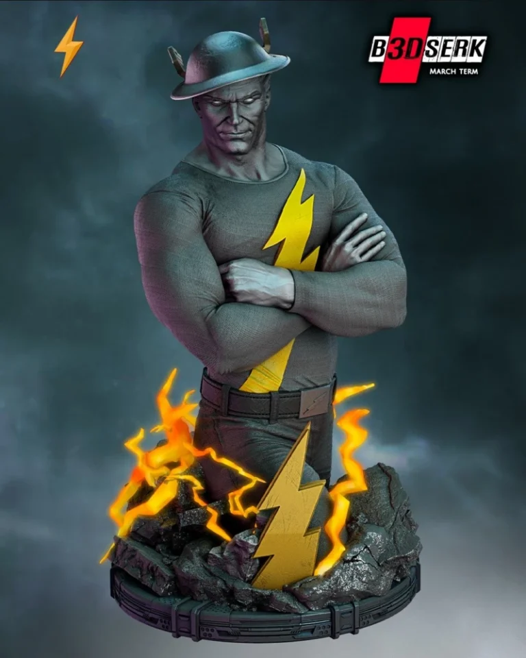Jay Garrick Flash , Free 3d Model STL.