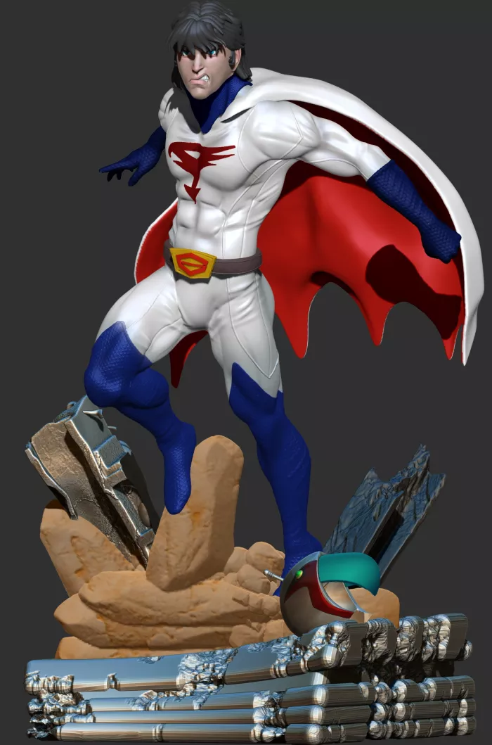 Ken the Eagle , Free 3d Model STL.