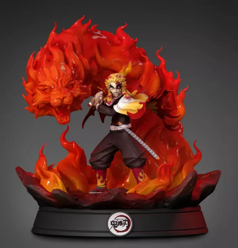 Kyojuro Rengoku – Demon Slayer – Kimetsu no Yaiba, Free 3d Model STL.