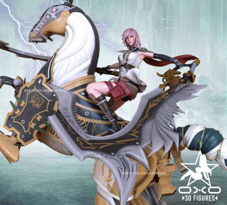 Lightning and Odin , Free 3d Model STL.