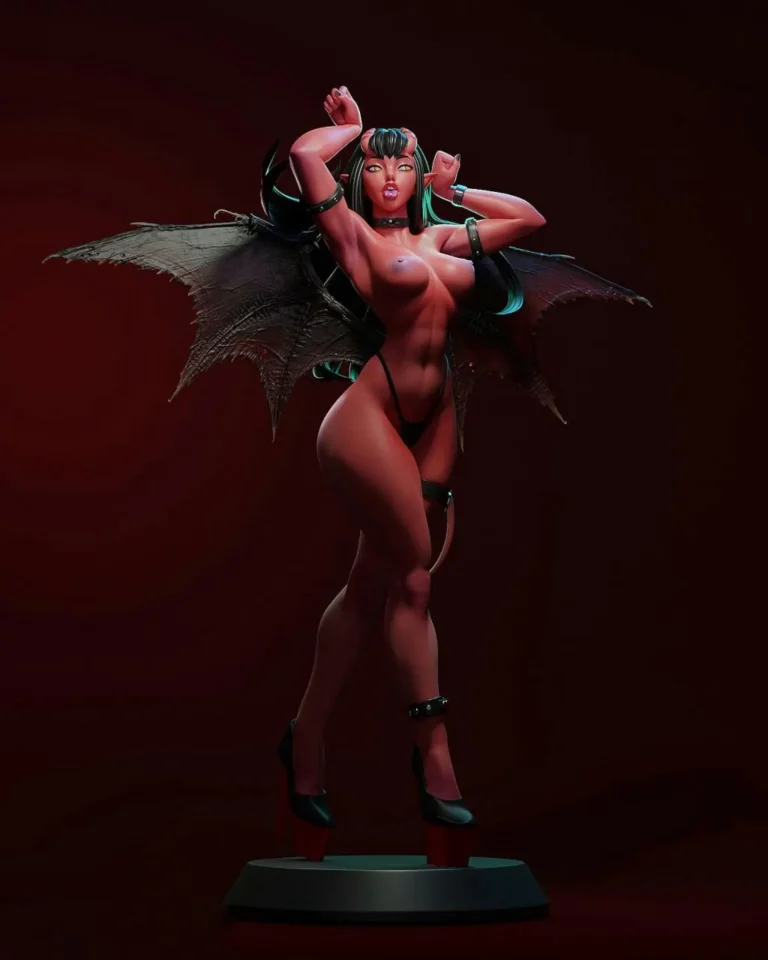 NSFW +18 Anime Girl ,3d Model STL.