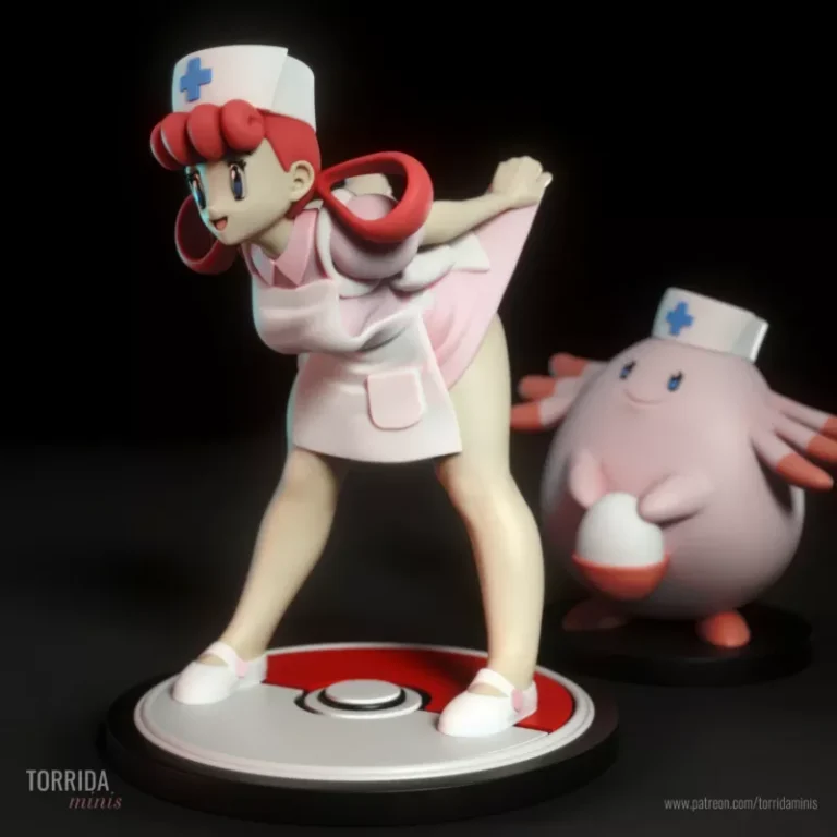 Nurse Joy , Free 3d Model STL.
