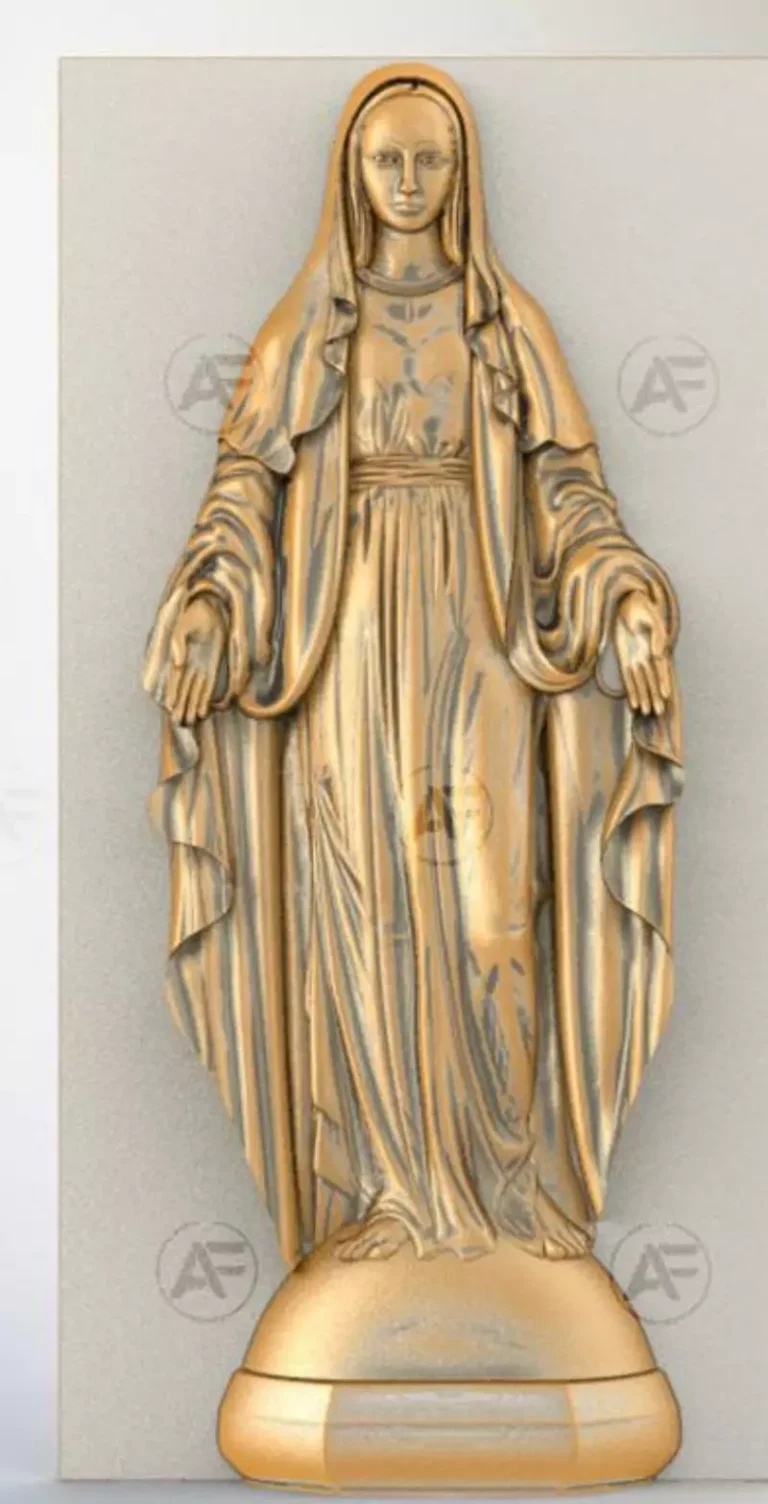Our Lady of Graces , Free 3d Model STL.