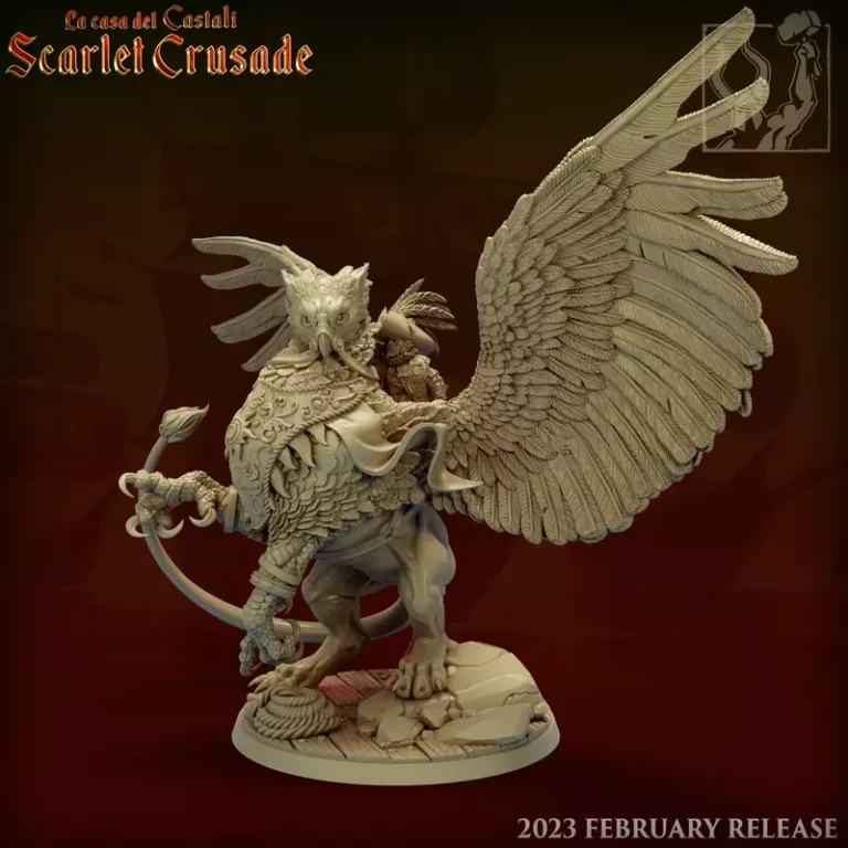 Scarlet Crusade Gryphon , Free 3d Model STL.
