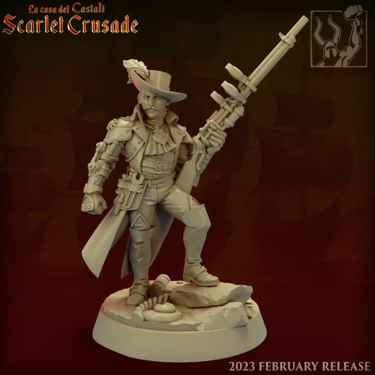 Scarlet Crusade Sniper , Free 3d Model STL.