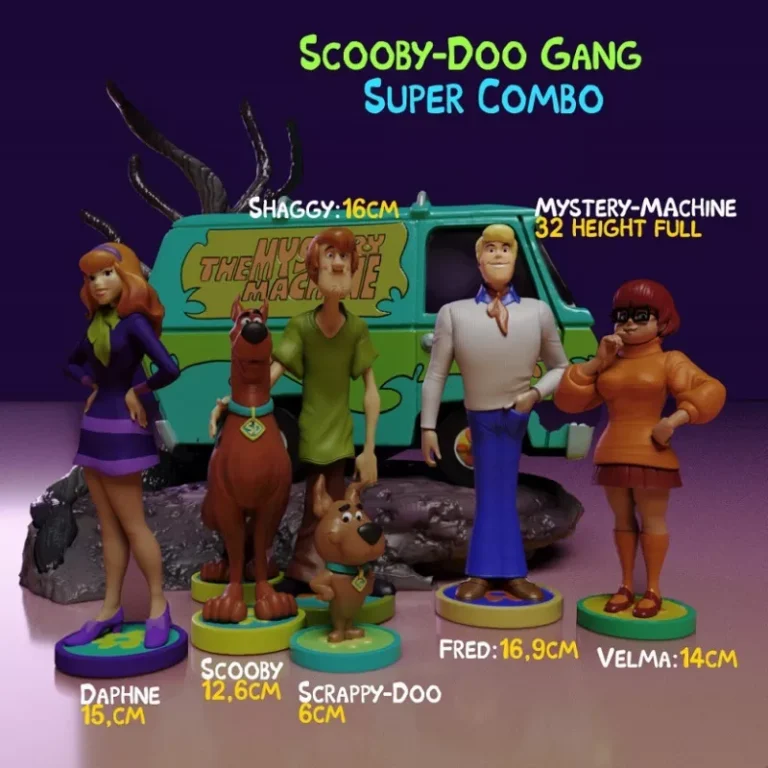 Scooby – Doo Gang , Free 3d Model STL.