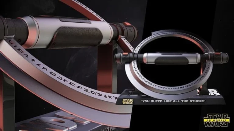 Star Wars – Second Sister Inquisitor Lightsaber Sculpture , Free 3d Model STL.