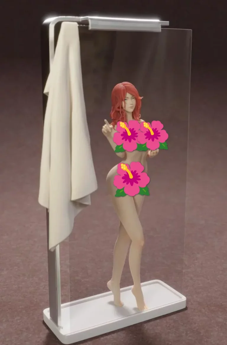 Steamy Red Head , Free 3d Model STL.