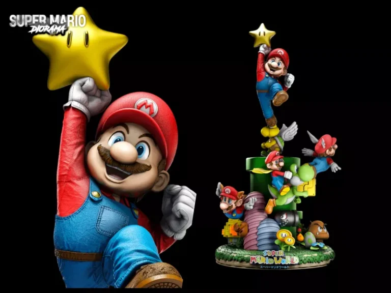 Super Mario Diorama, Free 3d Model STL.