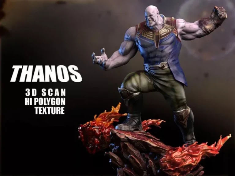Thanos , Free 3d Model STL.