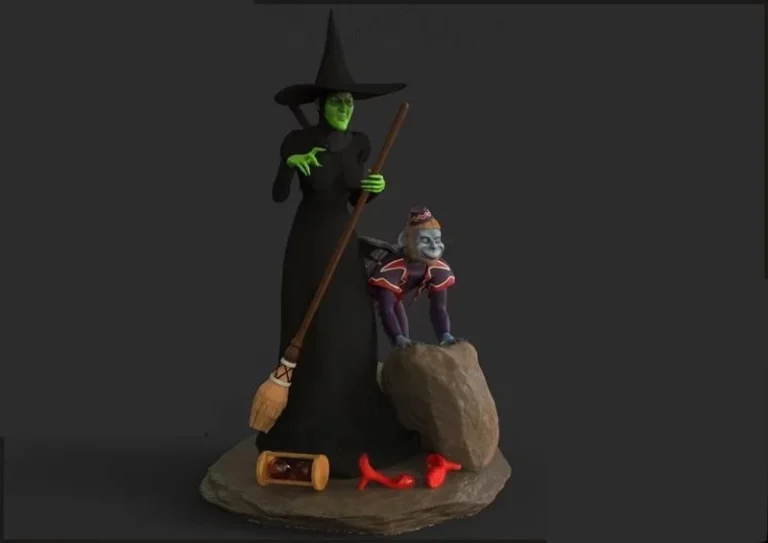 Wicked Witch of the West , Free 3d Model STL.