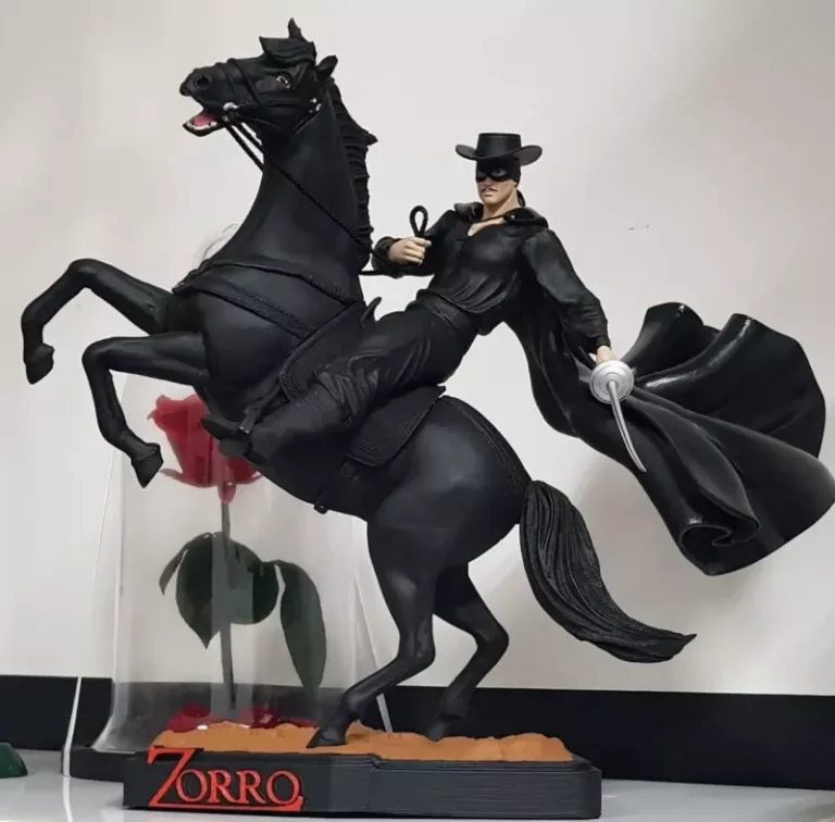 Zorro , Free 3d Model STL.
