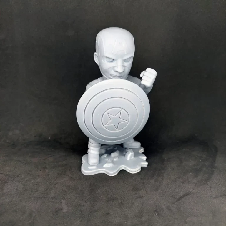 Сhibi Captain America , Free 3d Model STL.