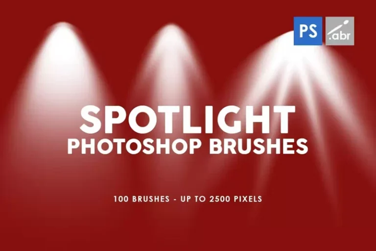 100 Spotlight Photoshop Brushes