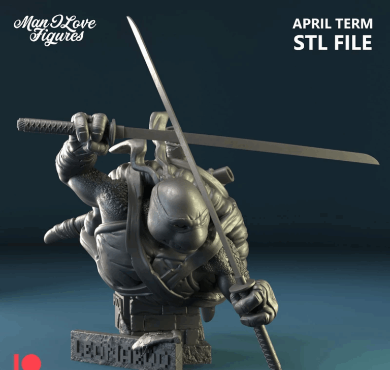 Leonardo aka Leo bust – Teenage Mutant Ninja Turtles