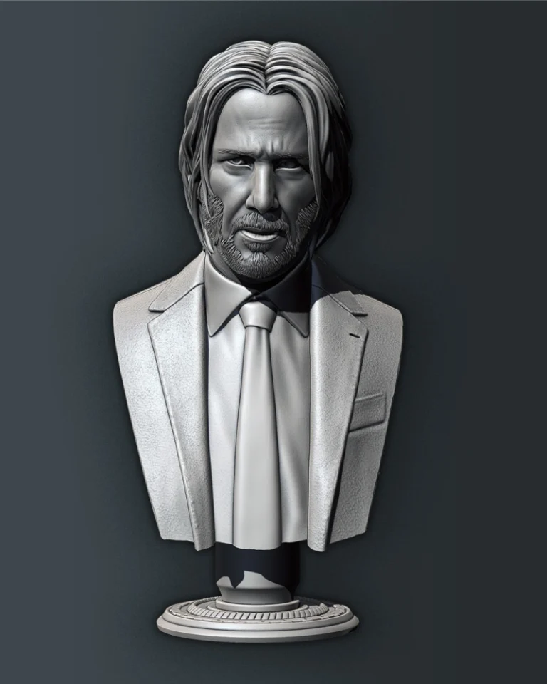 John Wick Bust