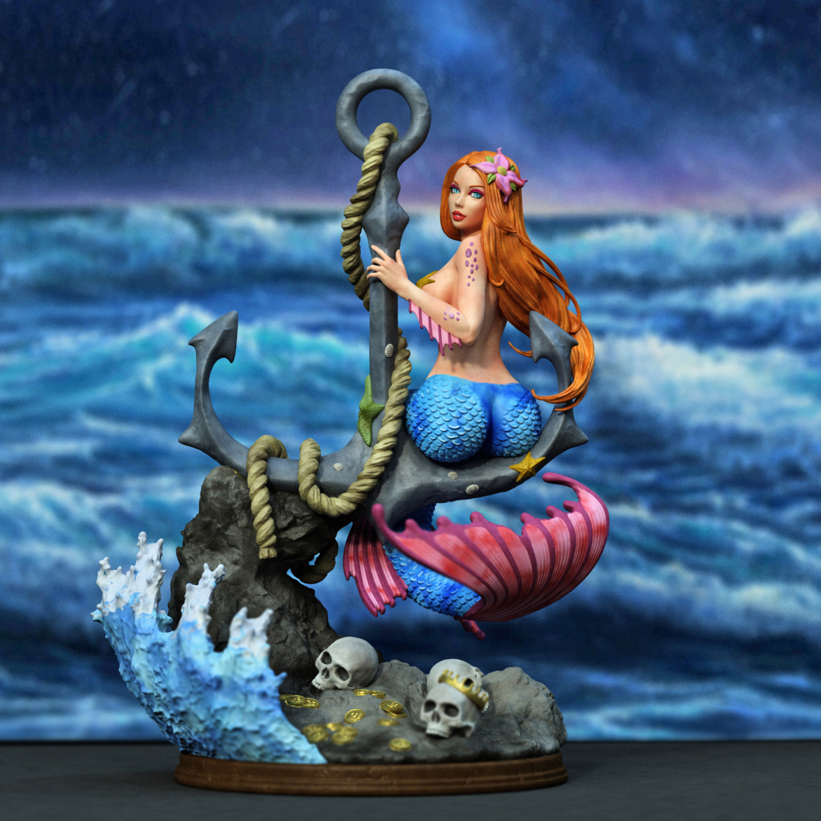 exclusive3dprints - Mermaid Ariel + NSFW