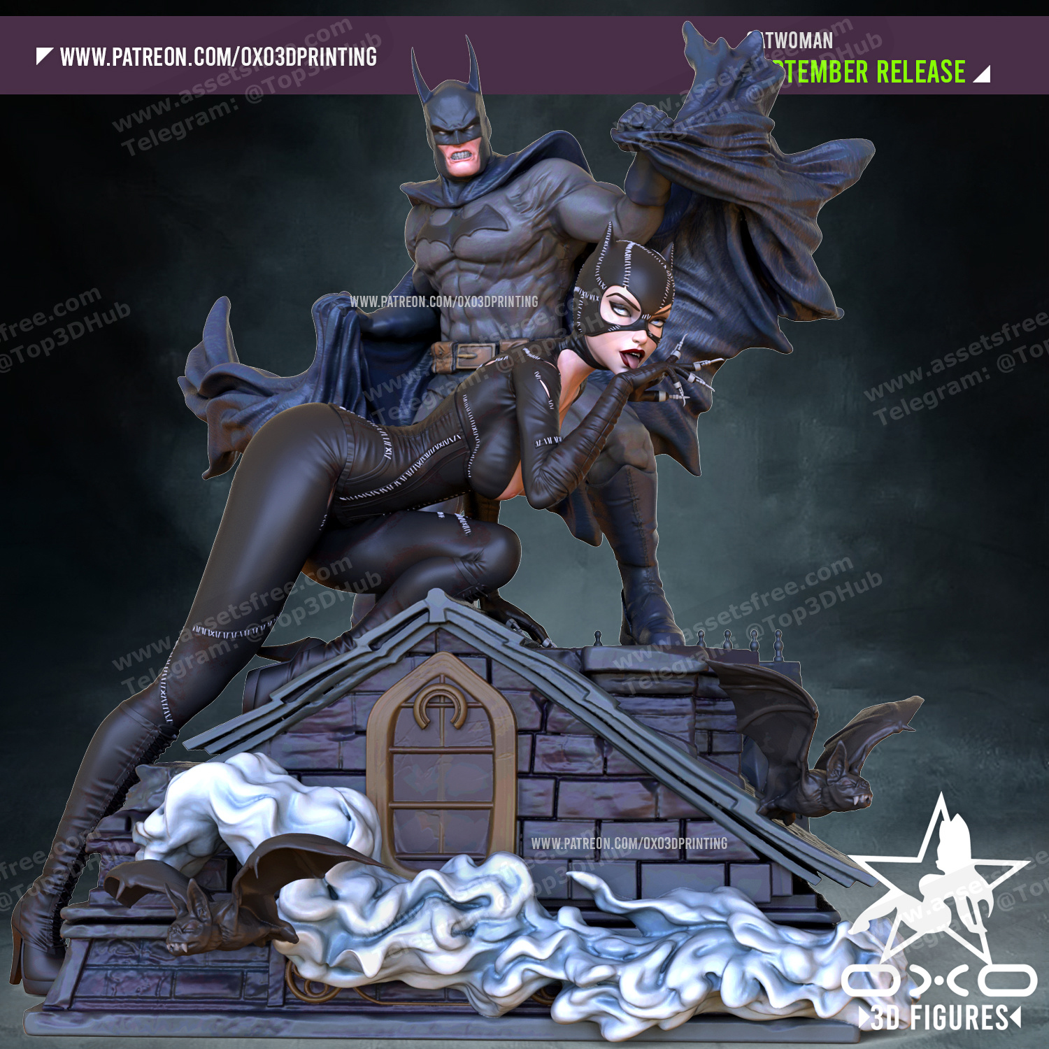 OXO3D_Batman_Catwoman_01