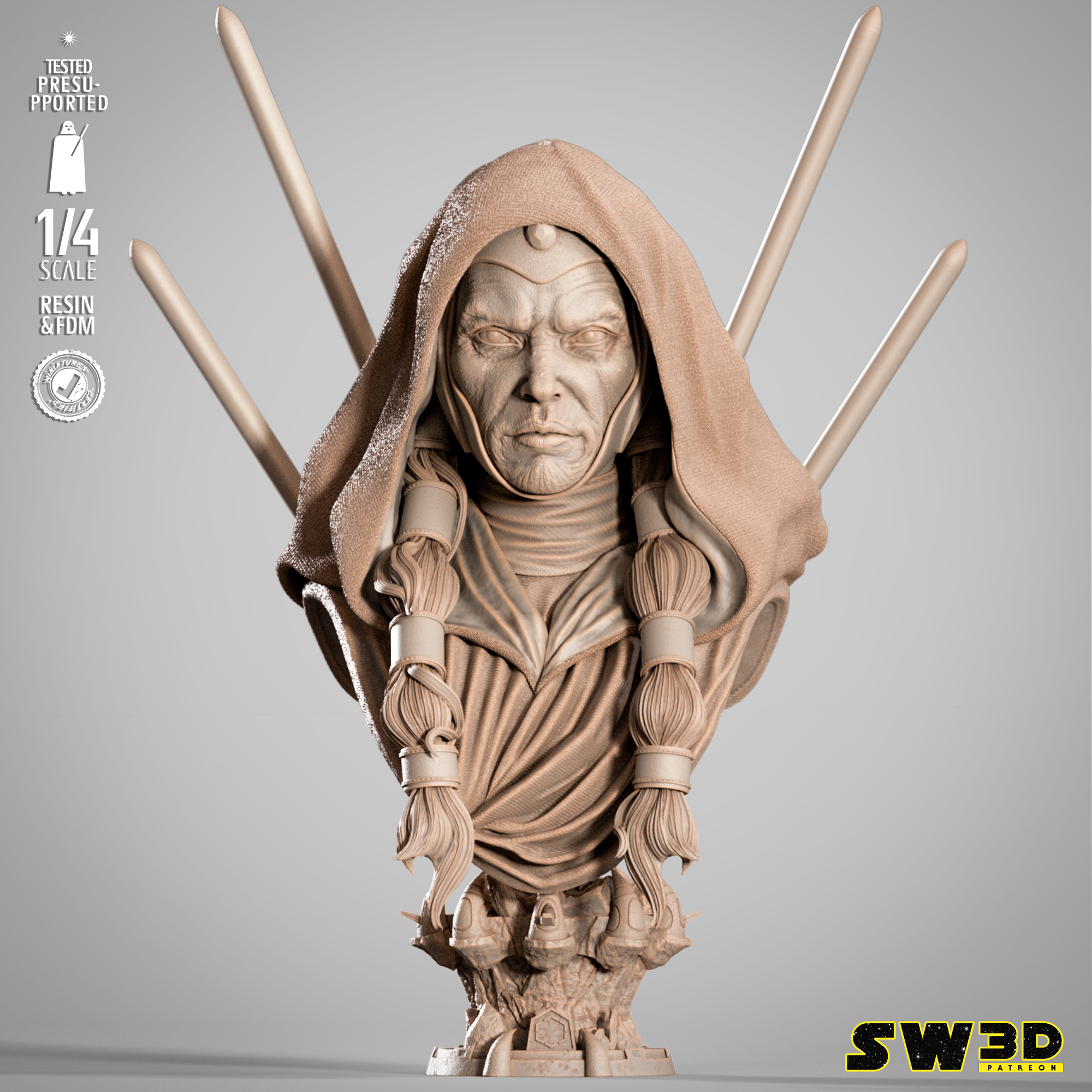 030525 STAR WARS-Darth Trayan Bust Portrait Image 001