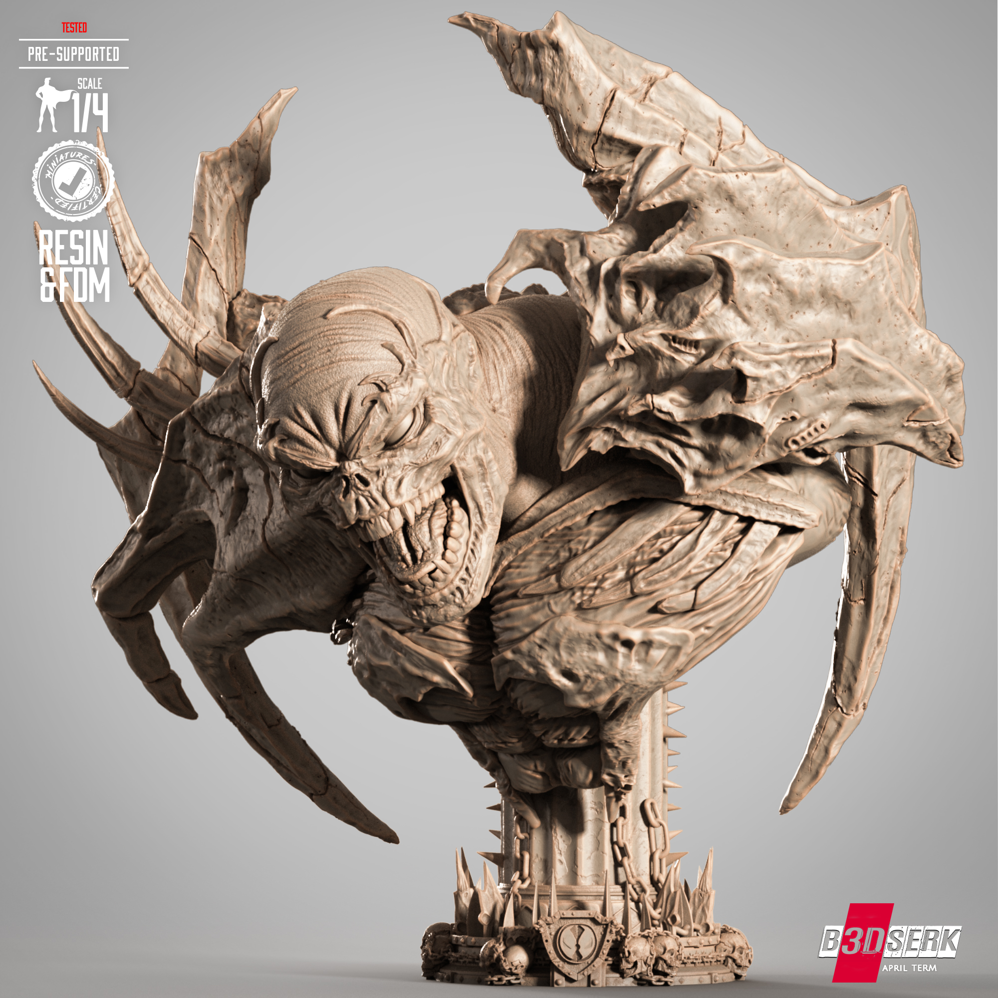 050625 B3DSERK-Cursed Spawn Bust Image 001
