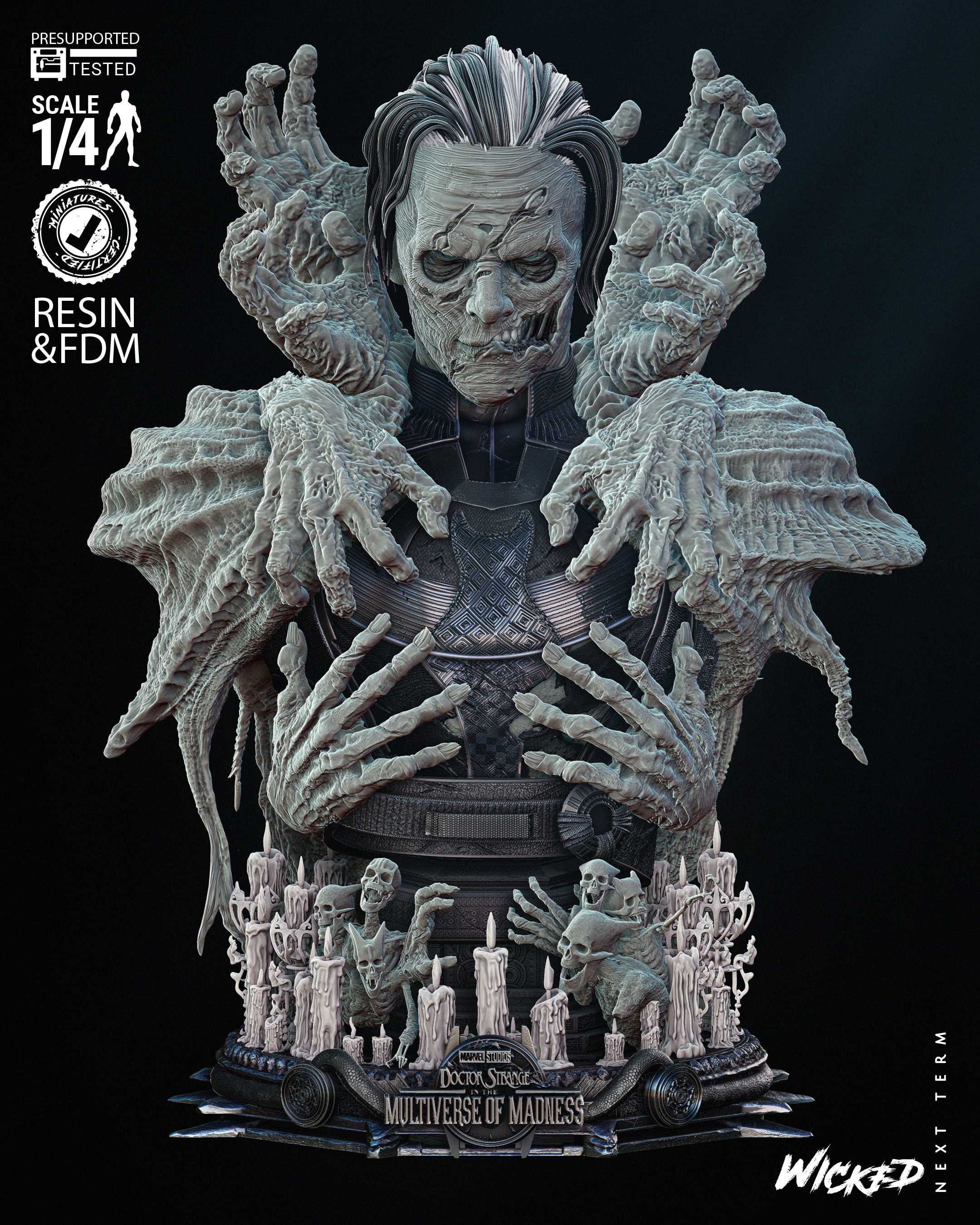 070824 Wicked - DrStrange Bust Image 001