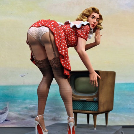 Wanda Elizabeth Olsen +NSFW – 3d printing STL Files. 1