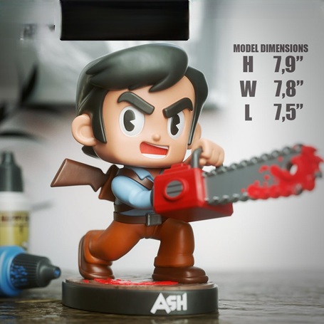 Ash - Evil Dead – Download 3d Print Models. 1