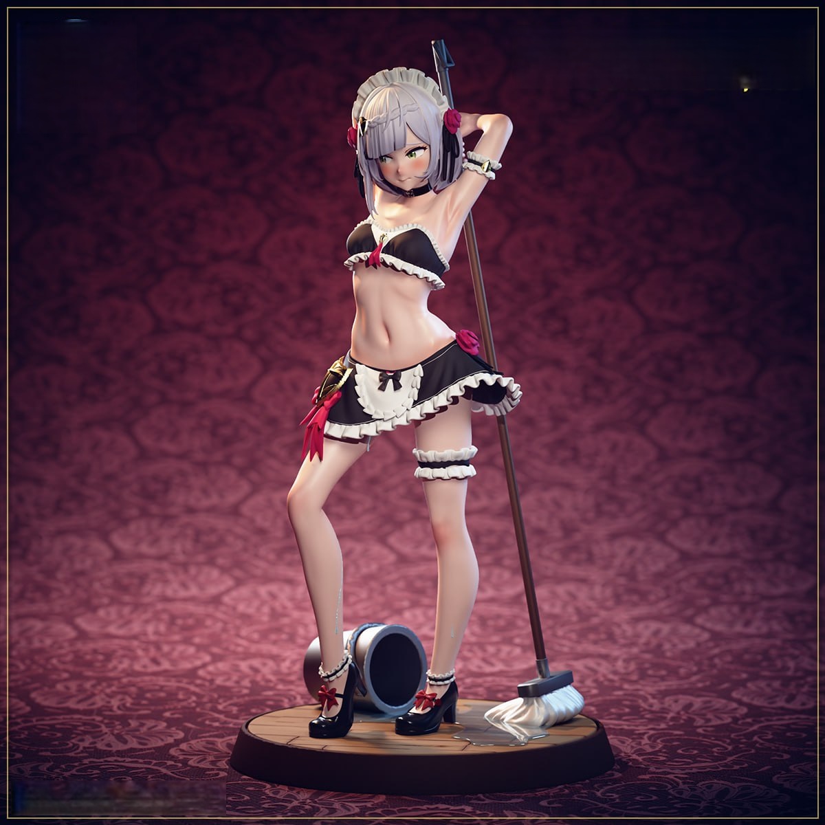 Maid Noelle +NSFW – 3d printing STL File. _1